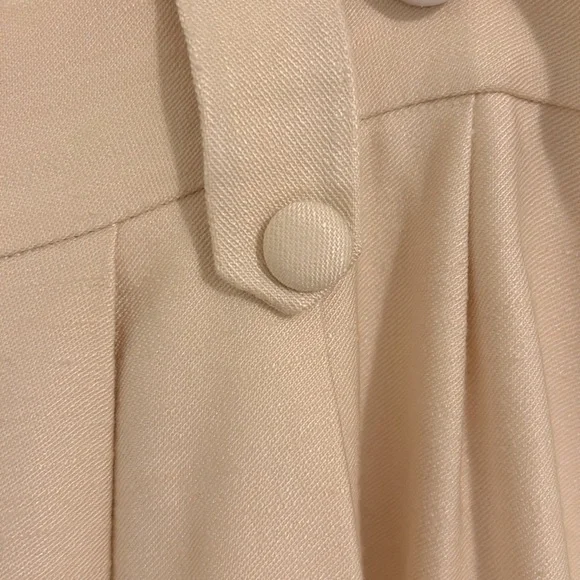 Sezane Loulou Trousers In Creme NWT Size 46, US 14